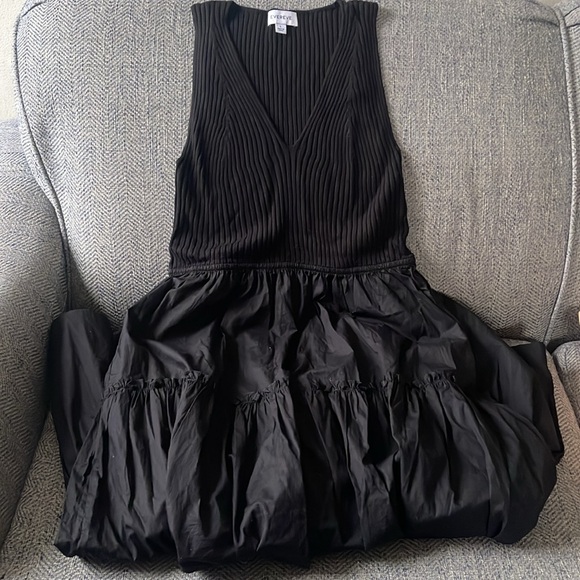 Evereve Arya Mixed Media Dress Size: Large - Picture 5 of 13